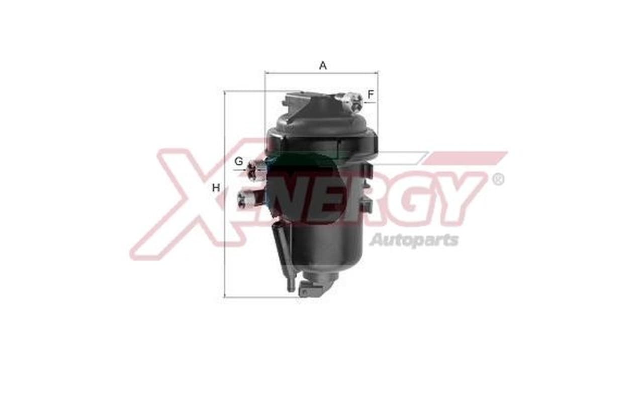 AP XENERGY X1553900 Kraftstofffilter Filtereinsatz Durchmesser 115 mm Höhe 221 mm