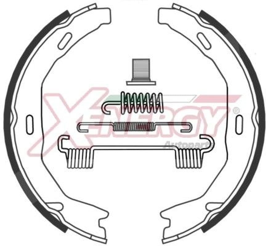 AP XENERGY X50729 Bremsbackensatz Feststellbremse Durchmesser 164 mm