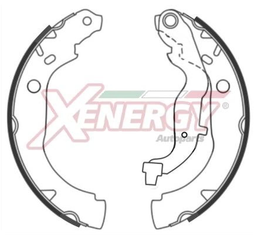 AP XENERGY X50730 kit mâchoires frein diamètre 228,6 mm largeur 42 mm