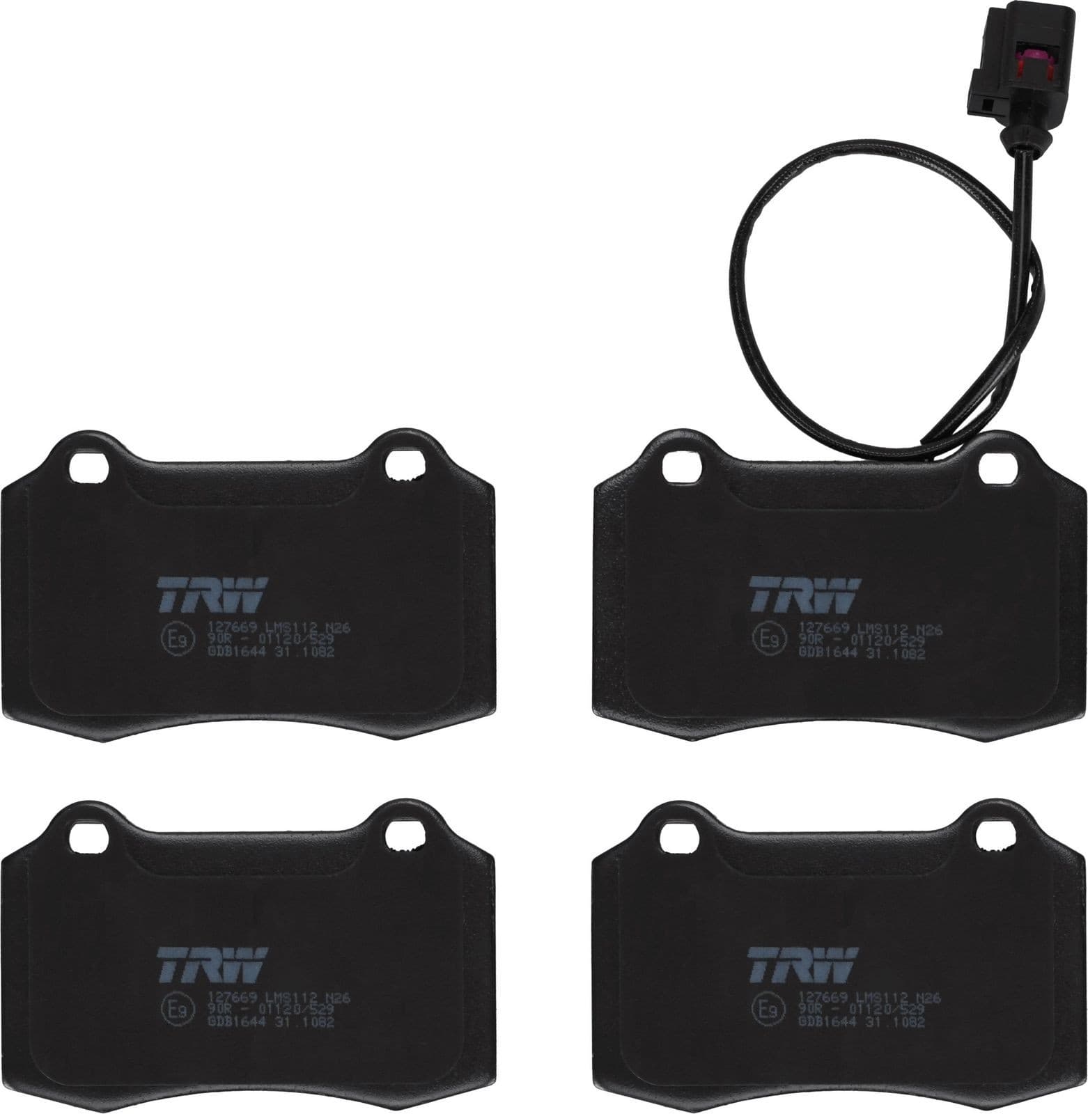 Trw Pattini Freno Seat Toledo Ii (1M2) 2.8 Gdb1644