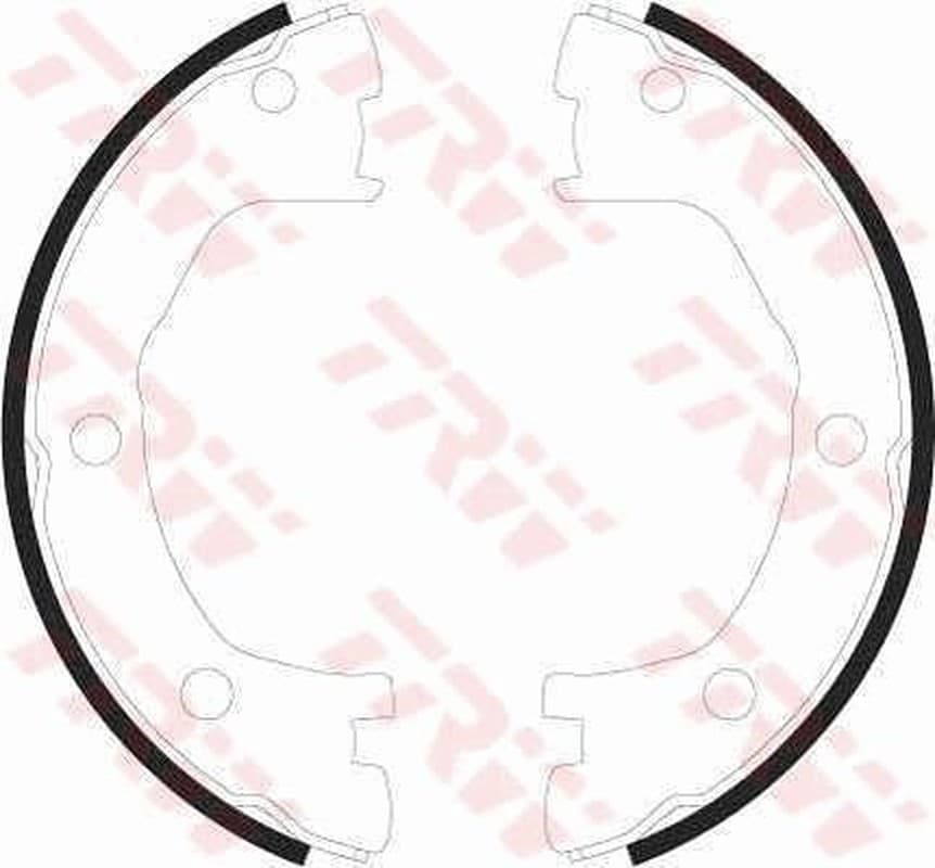 TRW GS8440 jeu mâchoires frein stationnement diamètre 172 mm
