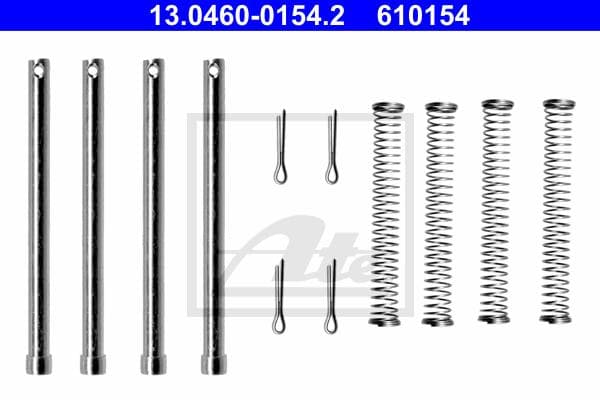 ATE Kit d'accessoires, plaquettes de frein ATE13.0460-0154.2