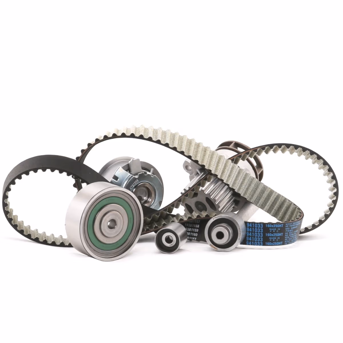 GRAF KP829-2 Kit distribution avec pompe à eau 123 dents largeur 28 mm