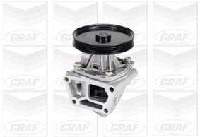 GRAF Wasserpumpe PA398 mechanisch mit Dichtung Poly-V-Riemen Gusseisen