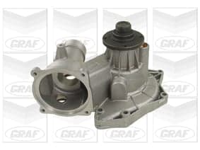 GRAF Wasserpumpe PA570 mechanisch mit Dichtung Poly-V-Riemen Stahlblech