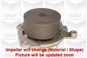 GRAF Wasserpumpe PA631 mechanisch Zahnriemen Stahlblech