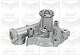 GRAF Wasserpumpe PA789 mechanisch mit Dichtung Poly-V-Riemen Stahlblech
