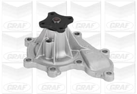 GRAF Wasserpumpe PA823 mechanisch mit Dichtung Poly-V-Riemen Stahlblech