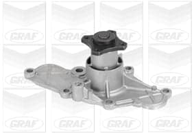 GRAF Wasserpumpe PA917 mechanisch mit Dichtung Poly-V-Riemen Stahlblech
