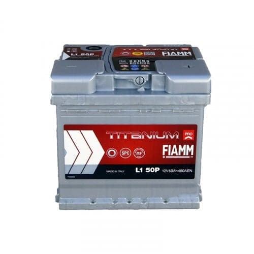 FIAMM 7905143 Batterie auto plomb-acide 12V 50Ah 460A droite 207x175x190 mm