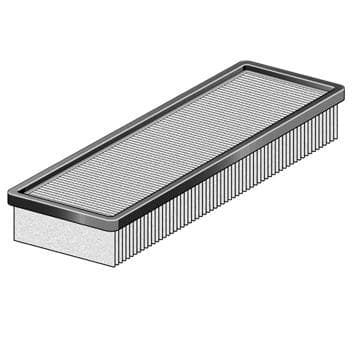 PURFLUX filtre à air A1160 cartouche 345x135x70 mm