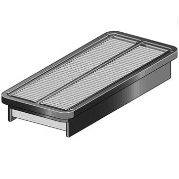 PURFLUX Luftfilter A1172 Filtereinsatz 254x124x45 mm