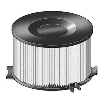 PURFLUX filtre d'habitacle AH182 anti-pollen diamètre 168x101 mm