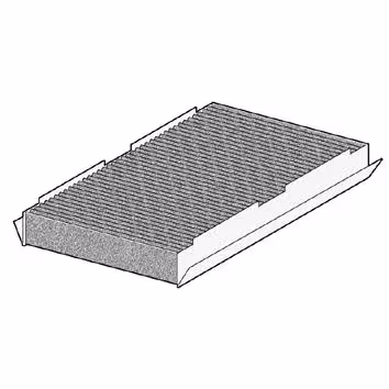 PURFLUX filtre d'habitacle AHC494 charbon actif 268x154x30 mm