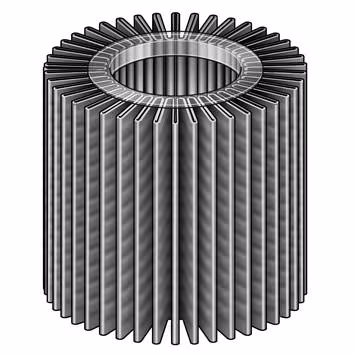 PURFLUX filtre à huile L385 cartouche diamètre 70 hauteur 81 mm