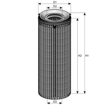 PURFLUX Ölfilter L444 Filtereinsatz Durchmesser 63 Höhe 155 mm