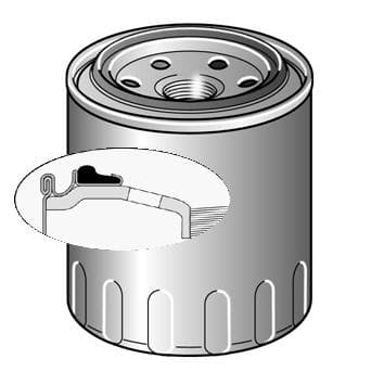 PURFLUX Ölfilter LS489A Schraubfilter Durchmesser 76 Höhe 74 mm