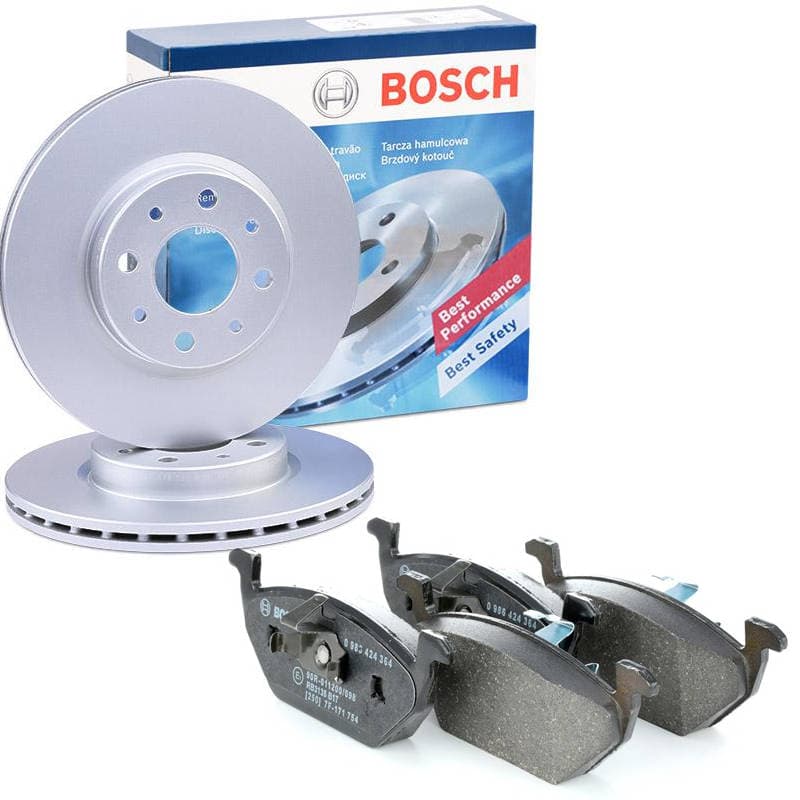 Kit Dischi+Pastiglie Bosch Per Auto Fiat