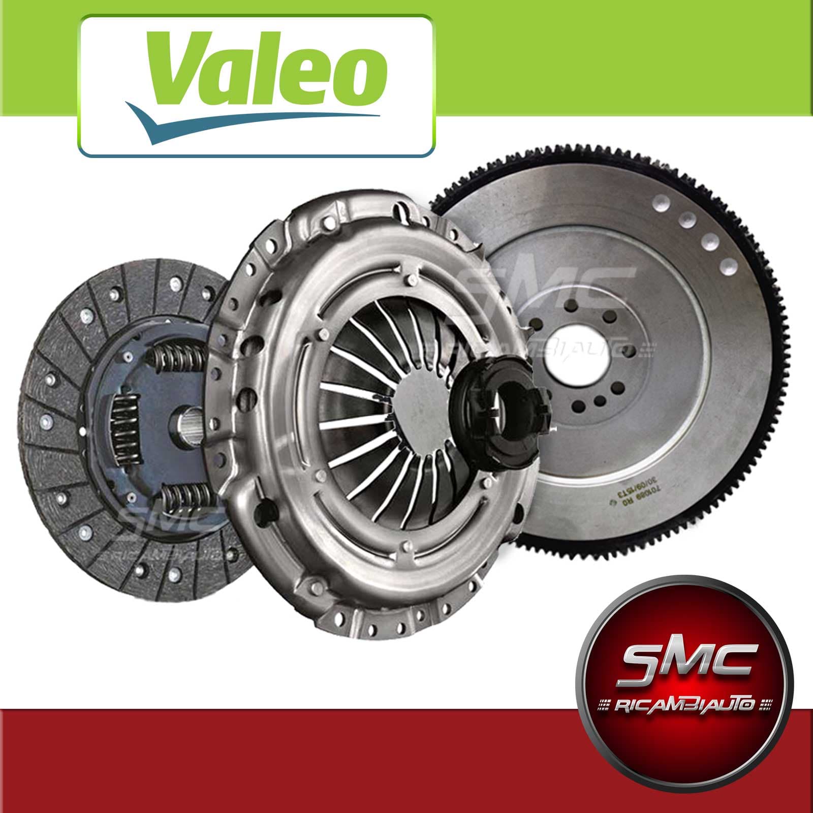VALEO Kupplungssatz 835051 Durchmesser 228 mm 14 Zähne Umrüstung auf Einmassenschwungrad