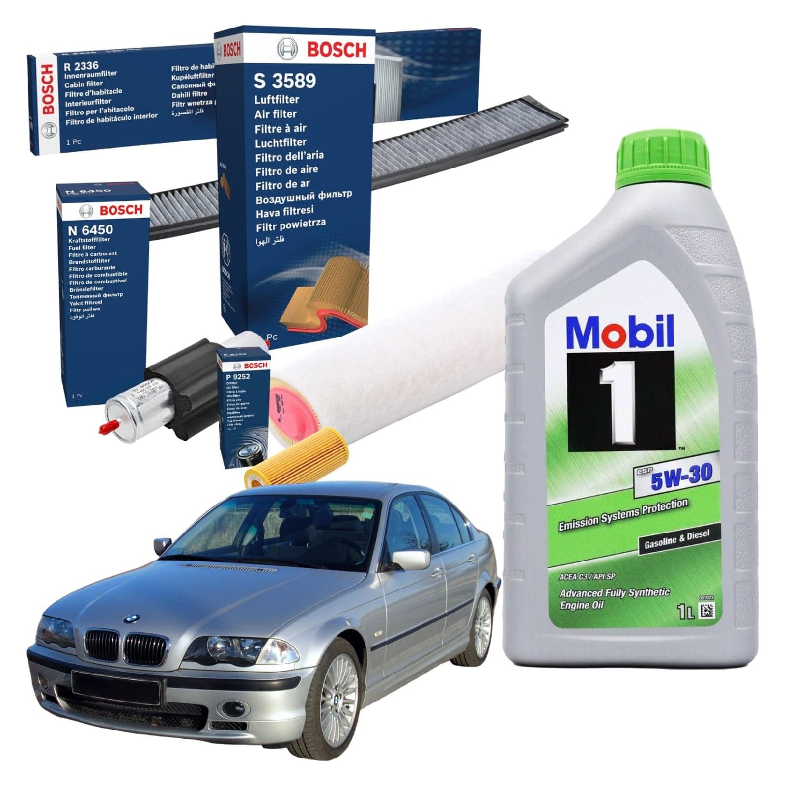 huile moteur BOSCH KTB024+MOBIL5W30