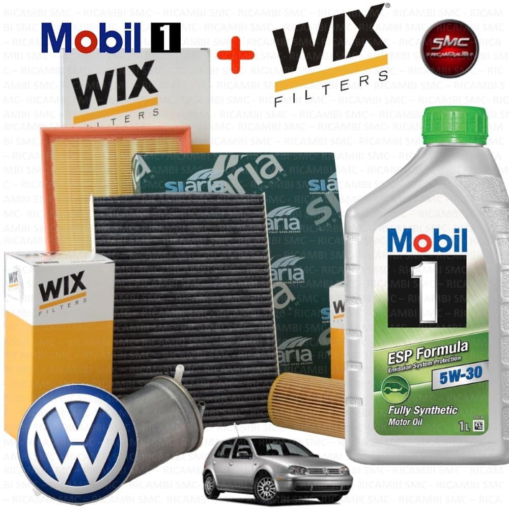 Kit Tagliando+Olio Motore Wix Ktw001+Mobil5W30