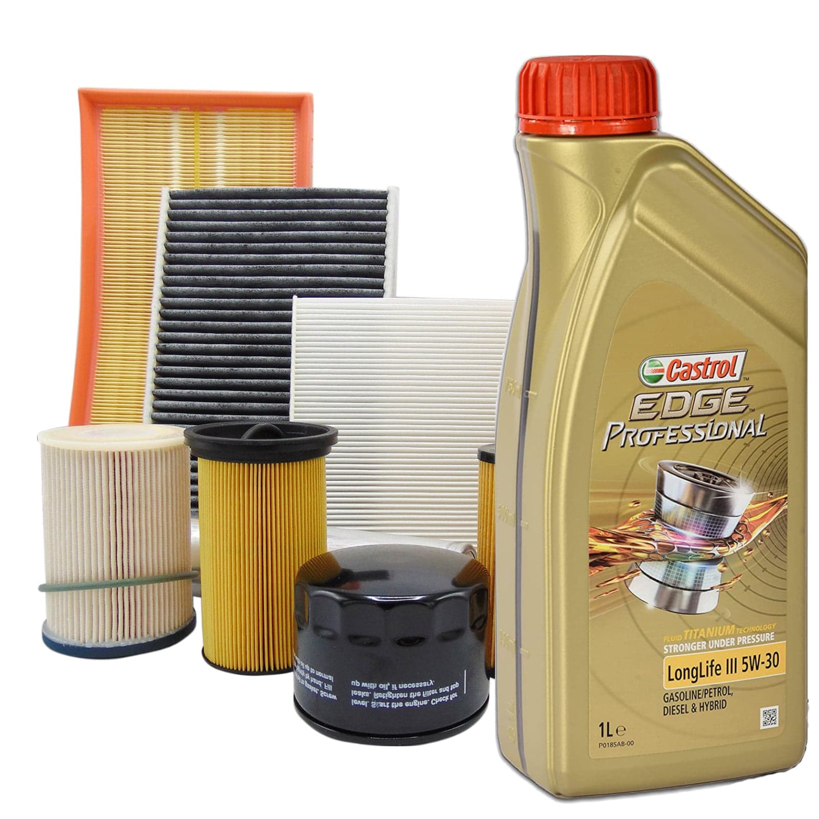 Kit Tagliando+Olio Motore Wix Ktw016+Cast5W30