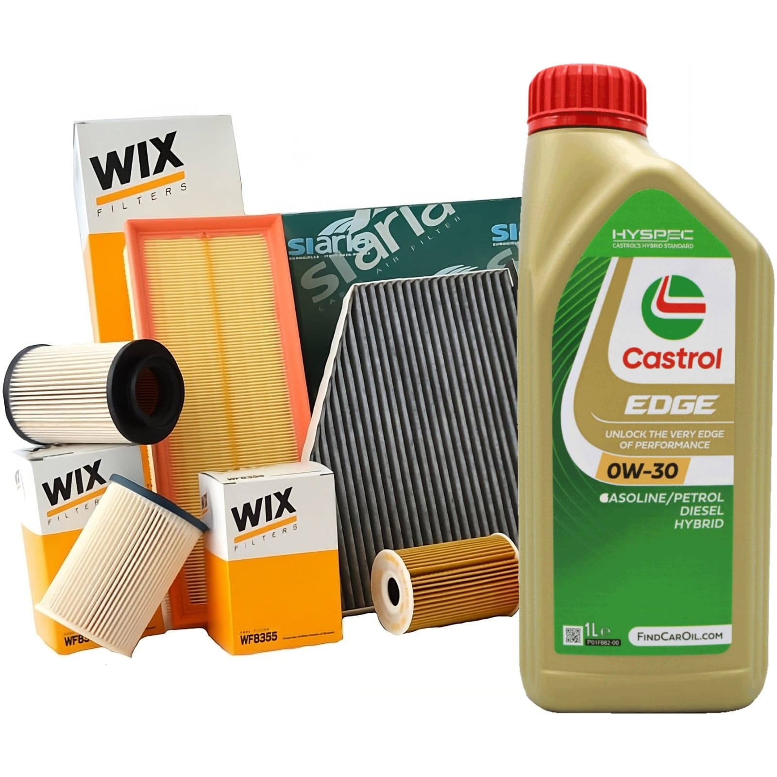 Kit Tagliando+Olio Motore Wix Ktw066+Cast0W30
