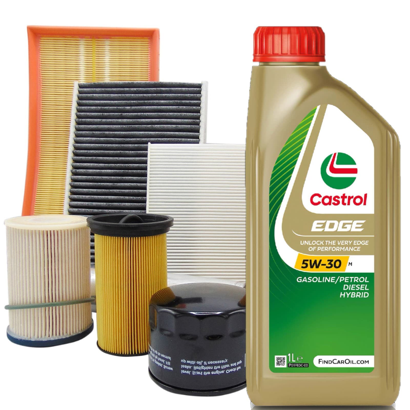Kit Tagliando+Olio Motore Wix Ktw021+Cast5W30