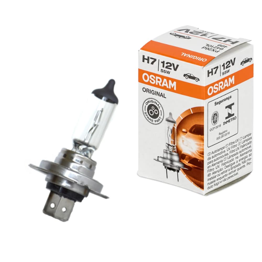 OSRAM H7 halogène Original 12V 55W, ampoule auto pour phare véhicule