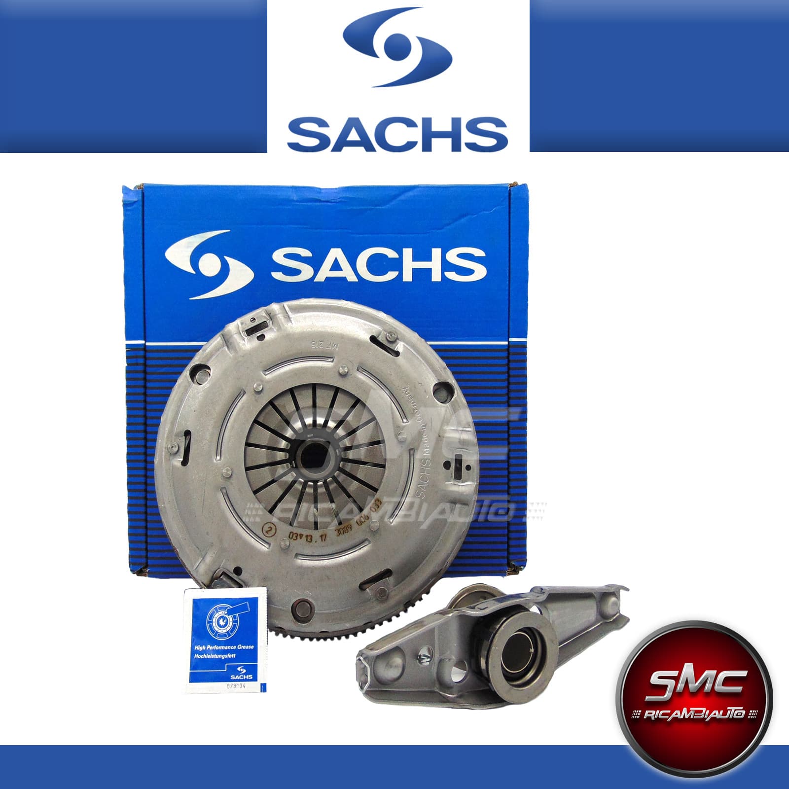 SACHS kit d'embrayage 3090600008 diamètre 215 mm avec volant moteur