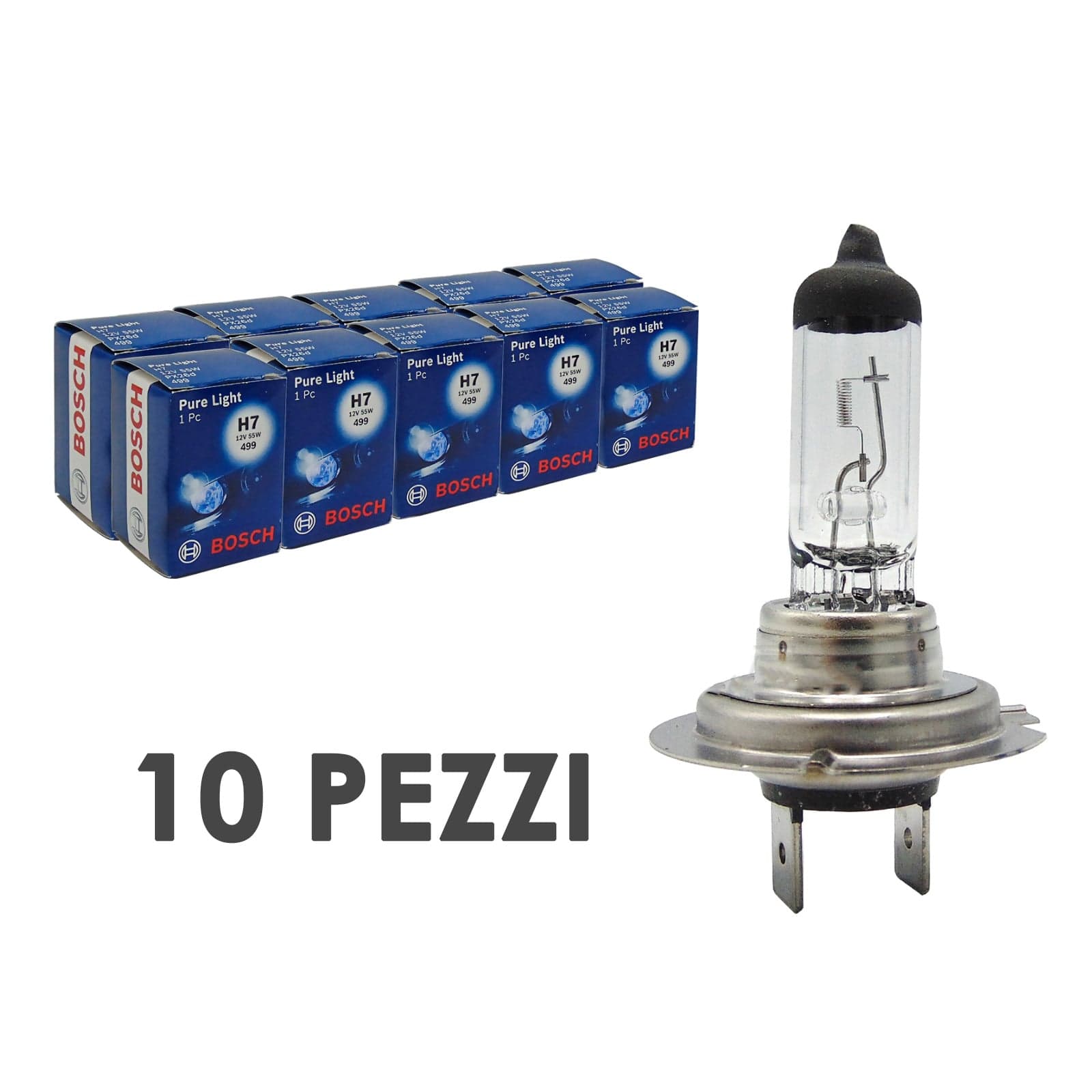 Glühlampen-Set Bosch 1987302777 (10 Stück) für Auto
