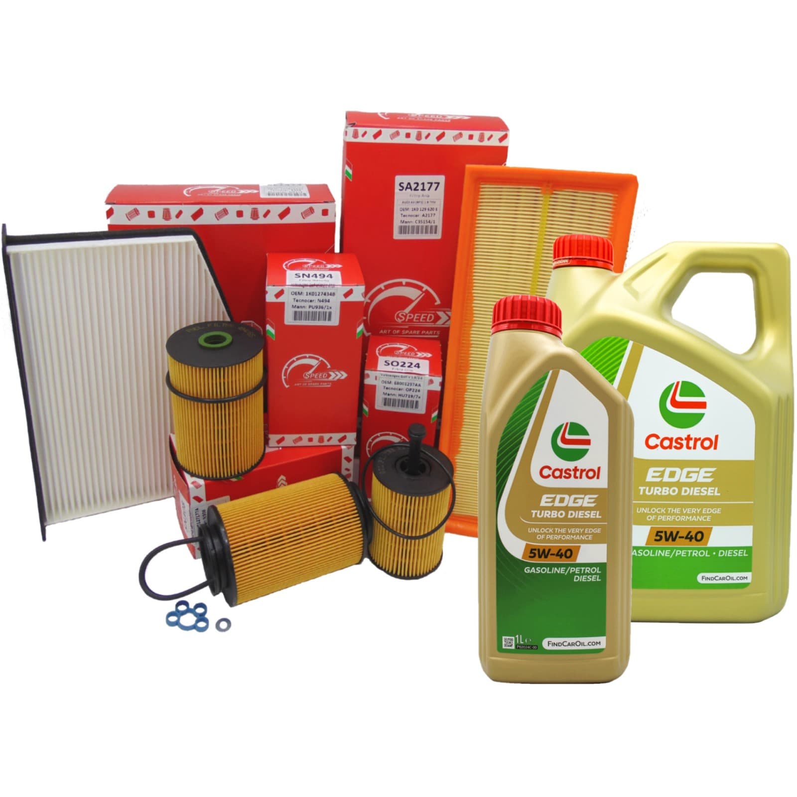 Speed Kit Tagliando Speed + Olio Ktp001+Cast5W40