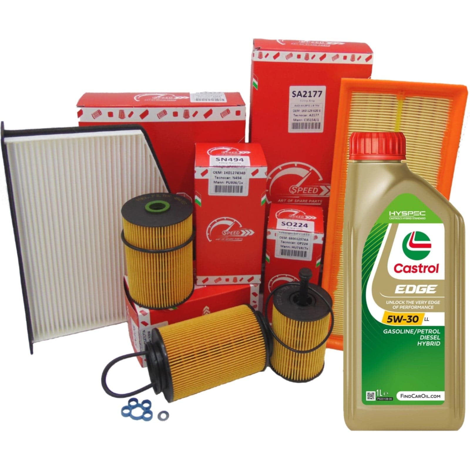Speed Kit Tagliando Speed + Olio Ktp017+Cast5W30