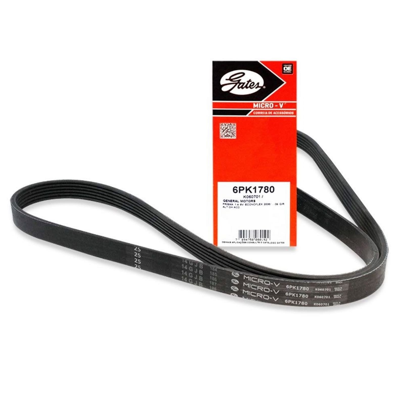 GATES Keilrippenriemen 6PK2198 6PK2198 6 Rippen 2.198 mm