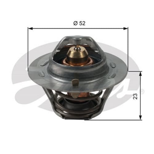 GATES Thermostat liquide refroidissement 7412-10225 88 °C sans boitier avec joints