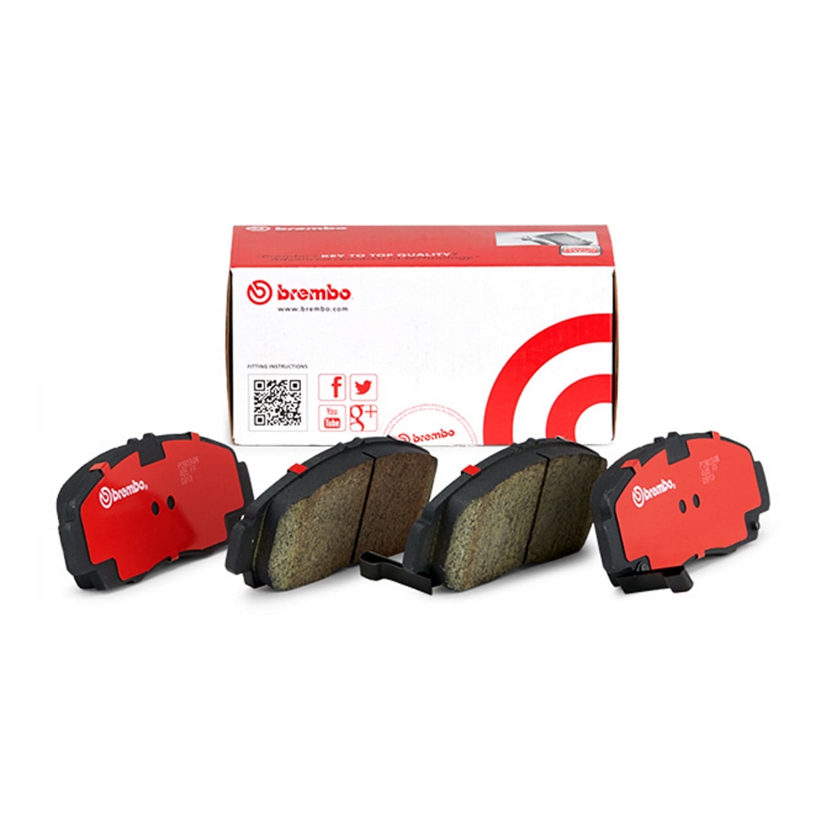 BREMBO Bremsbeläge P50025 63,6x72,9 Stärke 15,7 mm