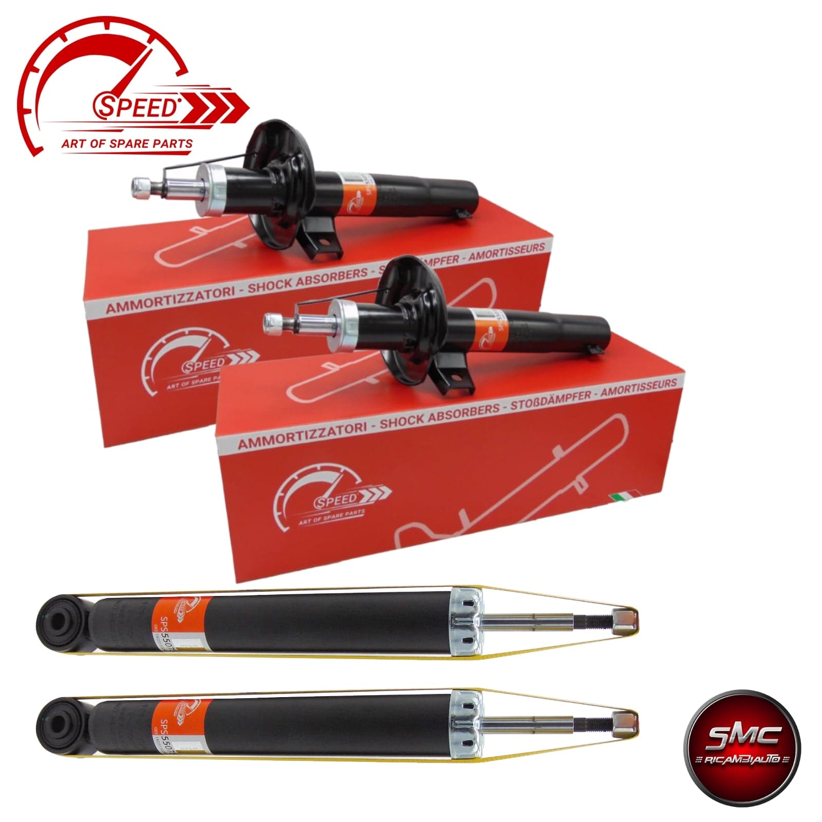 Set aus 4 Stoßdämpfern Speed VW Golf V
