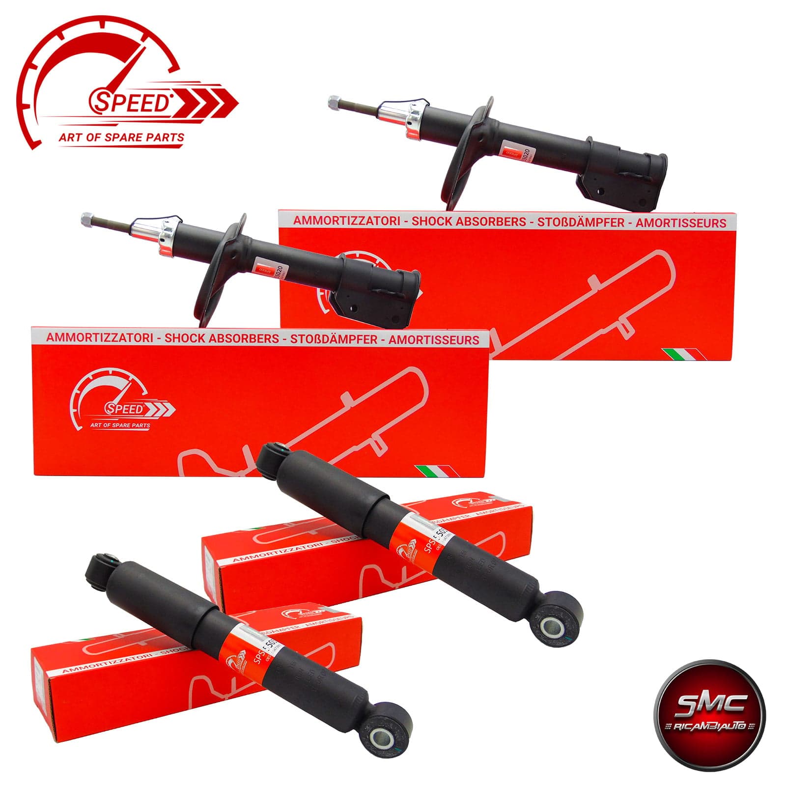 Kit Amortisseurs Speed Fiat Punto 176 Série I