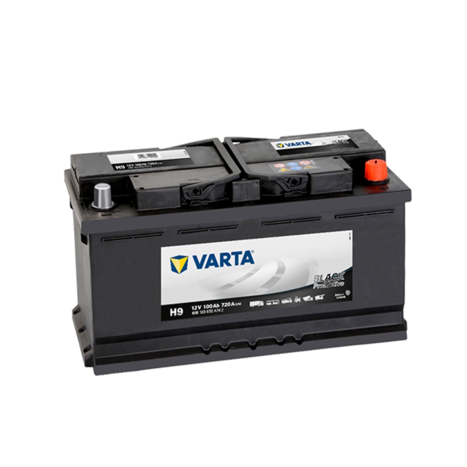 VARTA Nutzfahrzeugbatterie Blei-Säure 12V 100Ah 720A rechts B03 313x175x205 mm