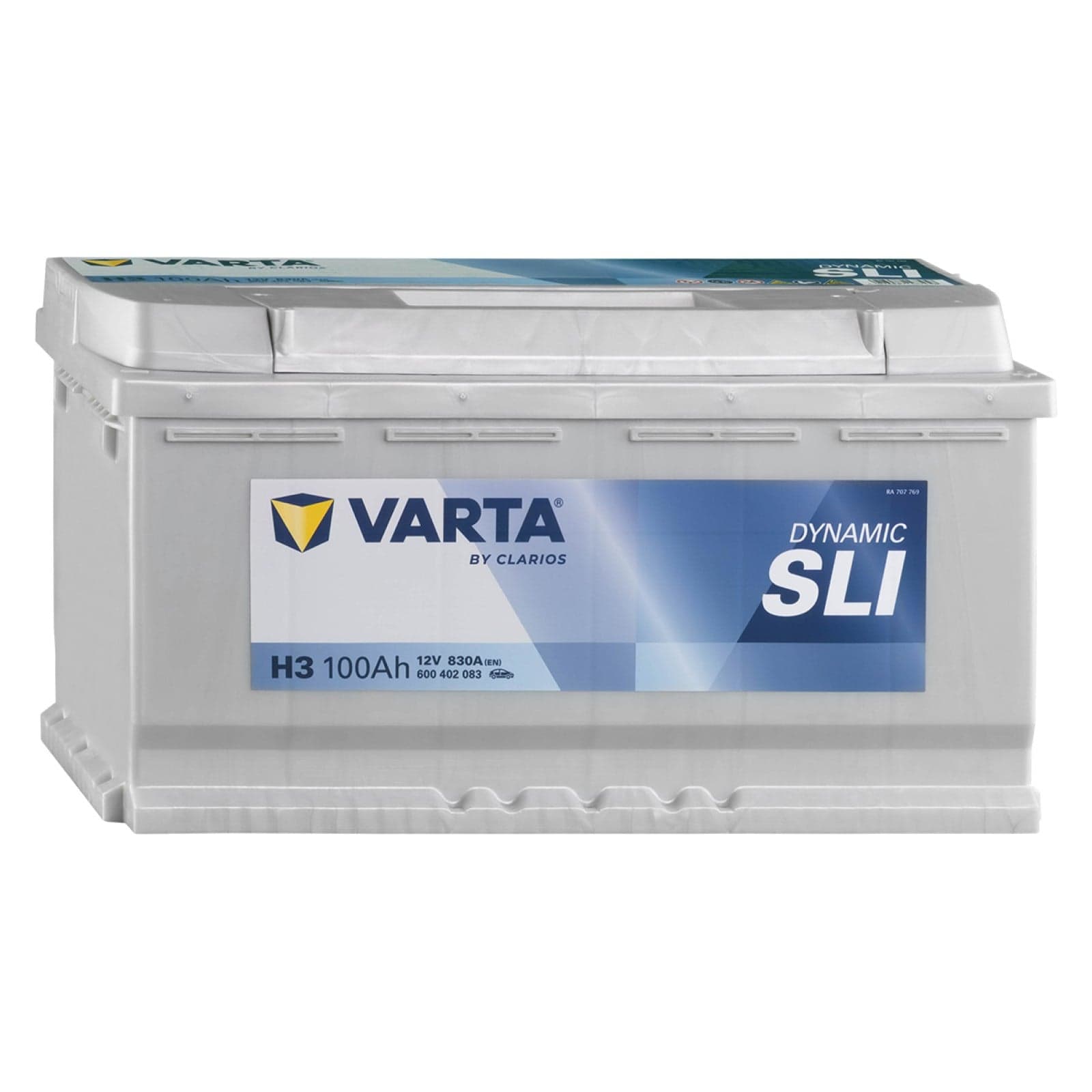 VARTA Silver Dynamic L5 Batterie auto plomb-acide 12V 100Ah 830A droite 353x175x190 mm