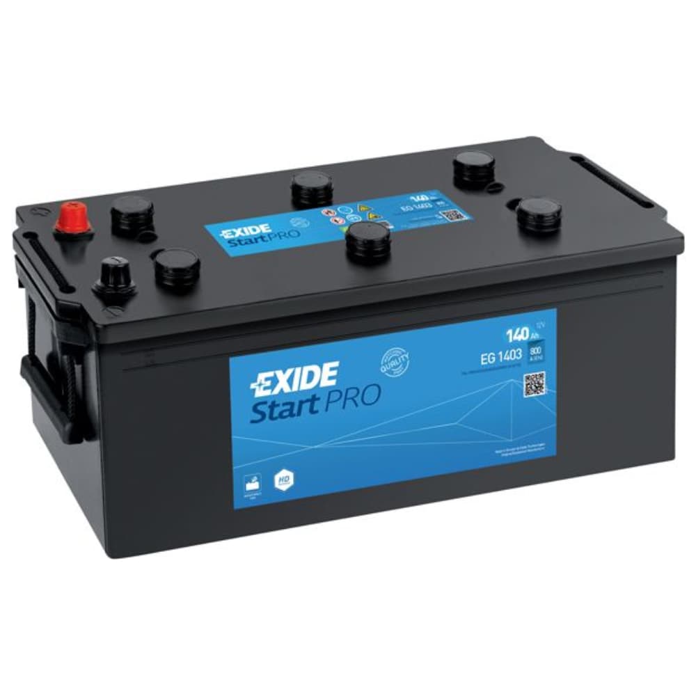 EXIDE Nutzfahrzeugbatterie Blei-Säure 12V 140Ah 800A 513x189x223 mm