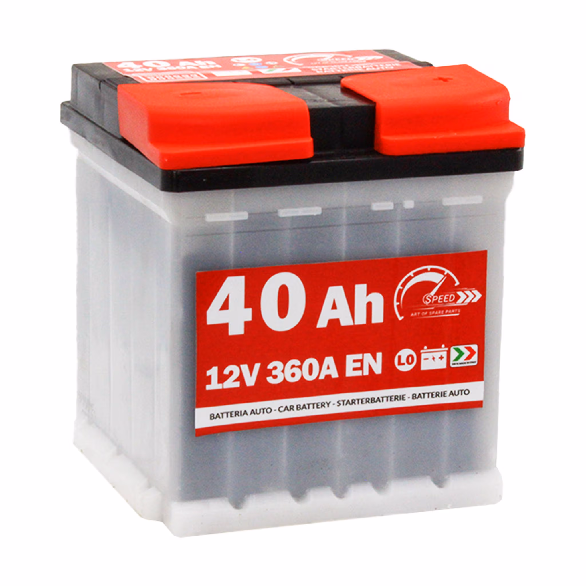 SPEED 040 Batterie auto plomb-acide 12V 40Ah 360A droite 175x175x190 mm
