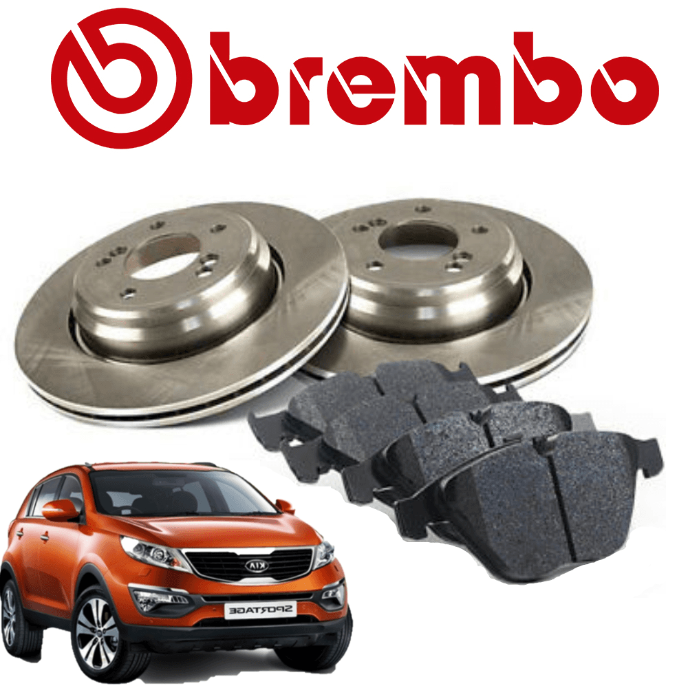 Bremsscheiben- und Bremsbelagsatz vorne Brembo für Kia Sportage und Hyundai