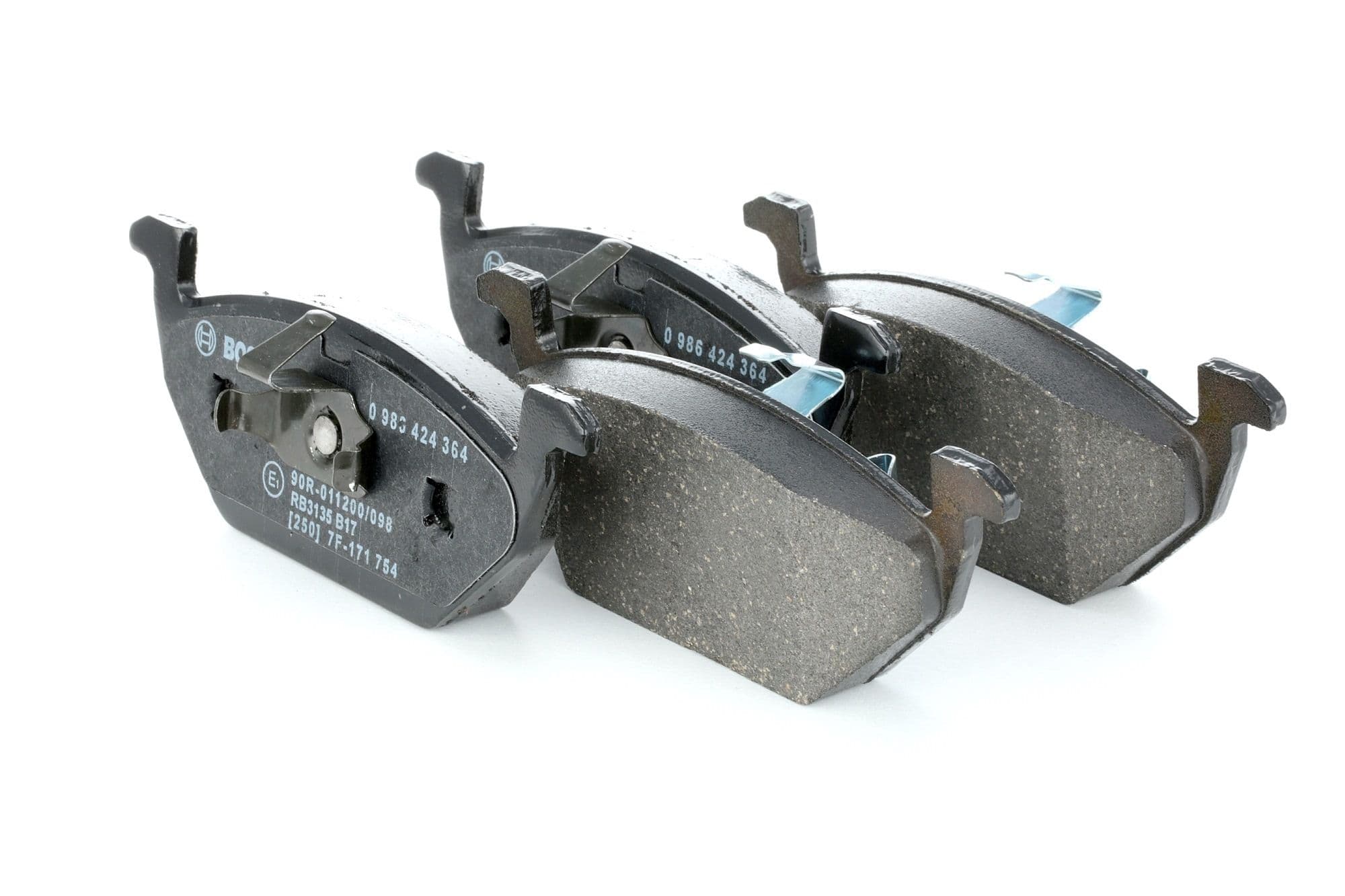 BOSCH Bremsbeläge 0986424364 146x54,6 Stärke 18,7 mm