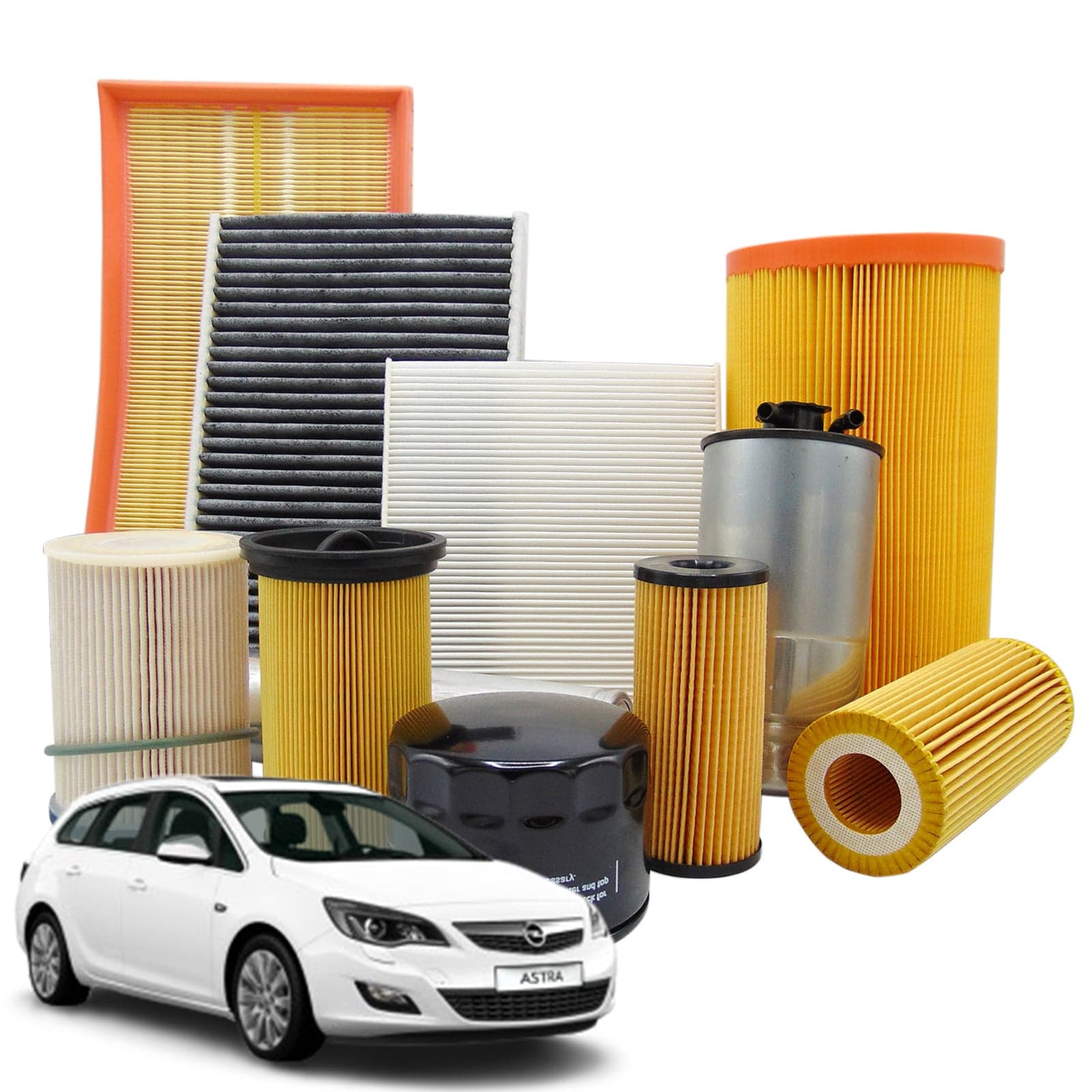 Inspektionskit Filter Opel Astra J