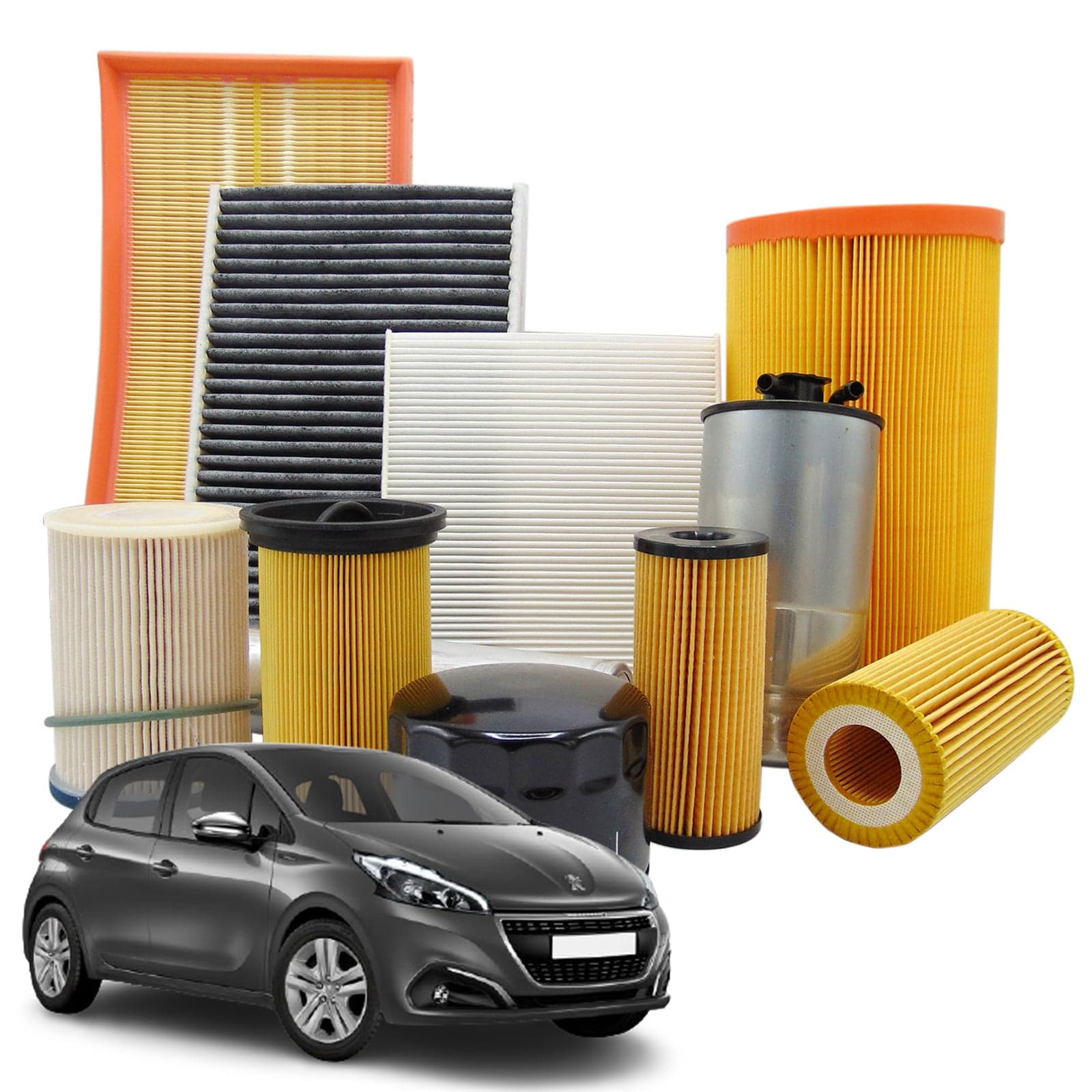 Kit tagliando Filtri Peugeot 208 DS3 1.6 Hdi