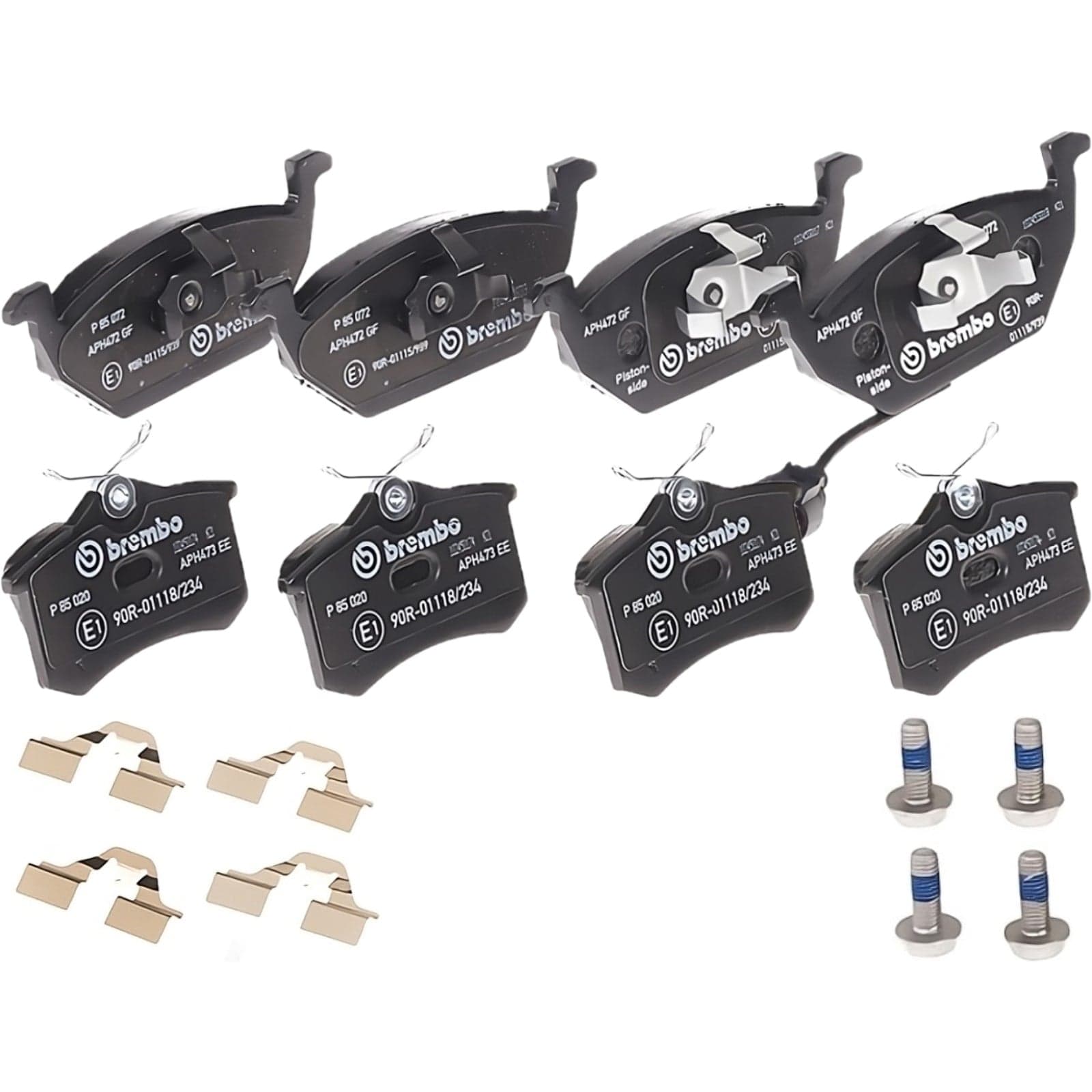 BREMBO P85072+P85020 kit plaquettes de frein