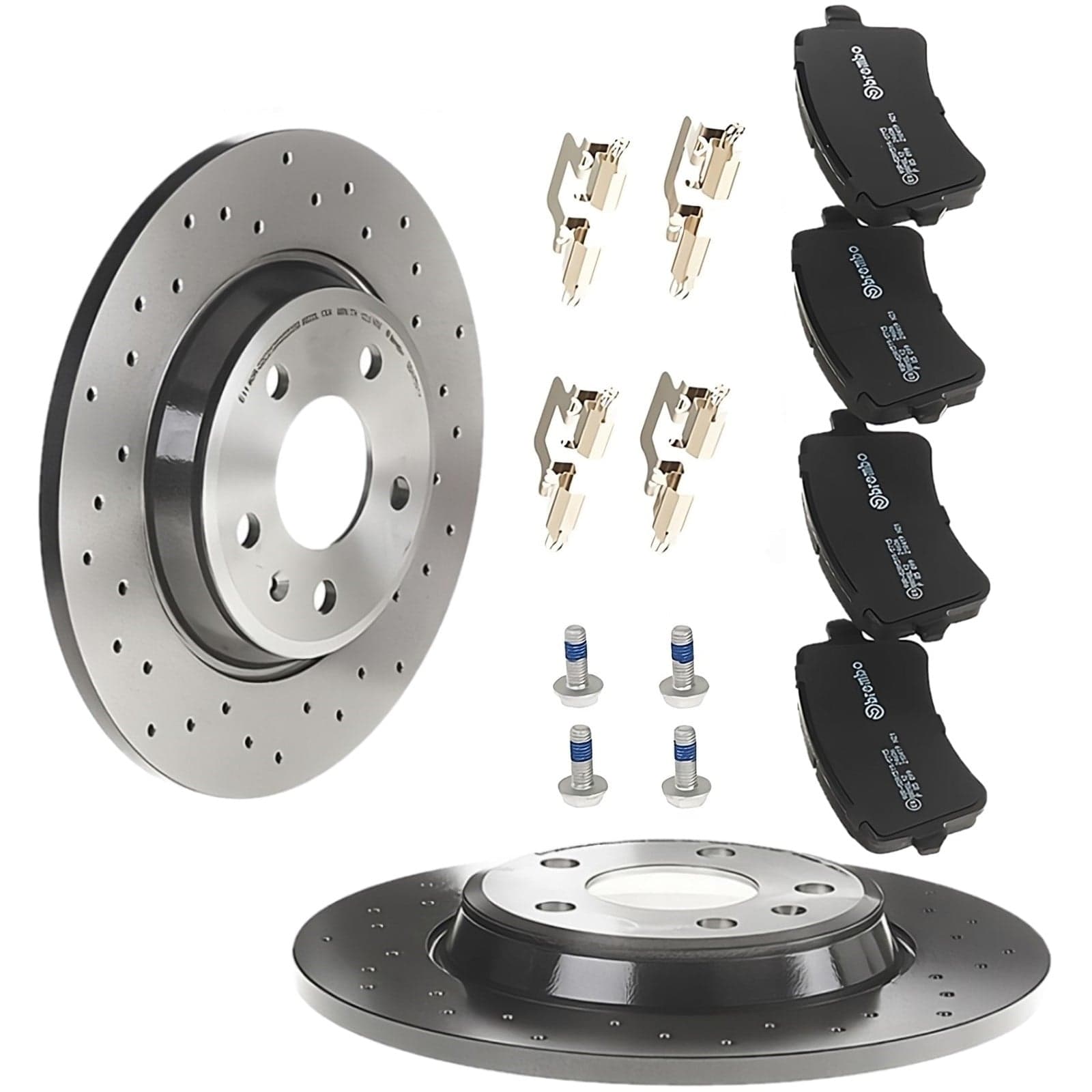 Bremsscheiben- und Belag-Set hinten Brembo für Audi A4/A5/Q5