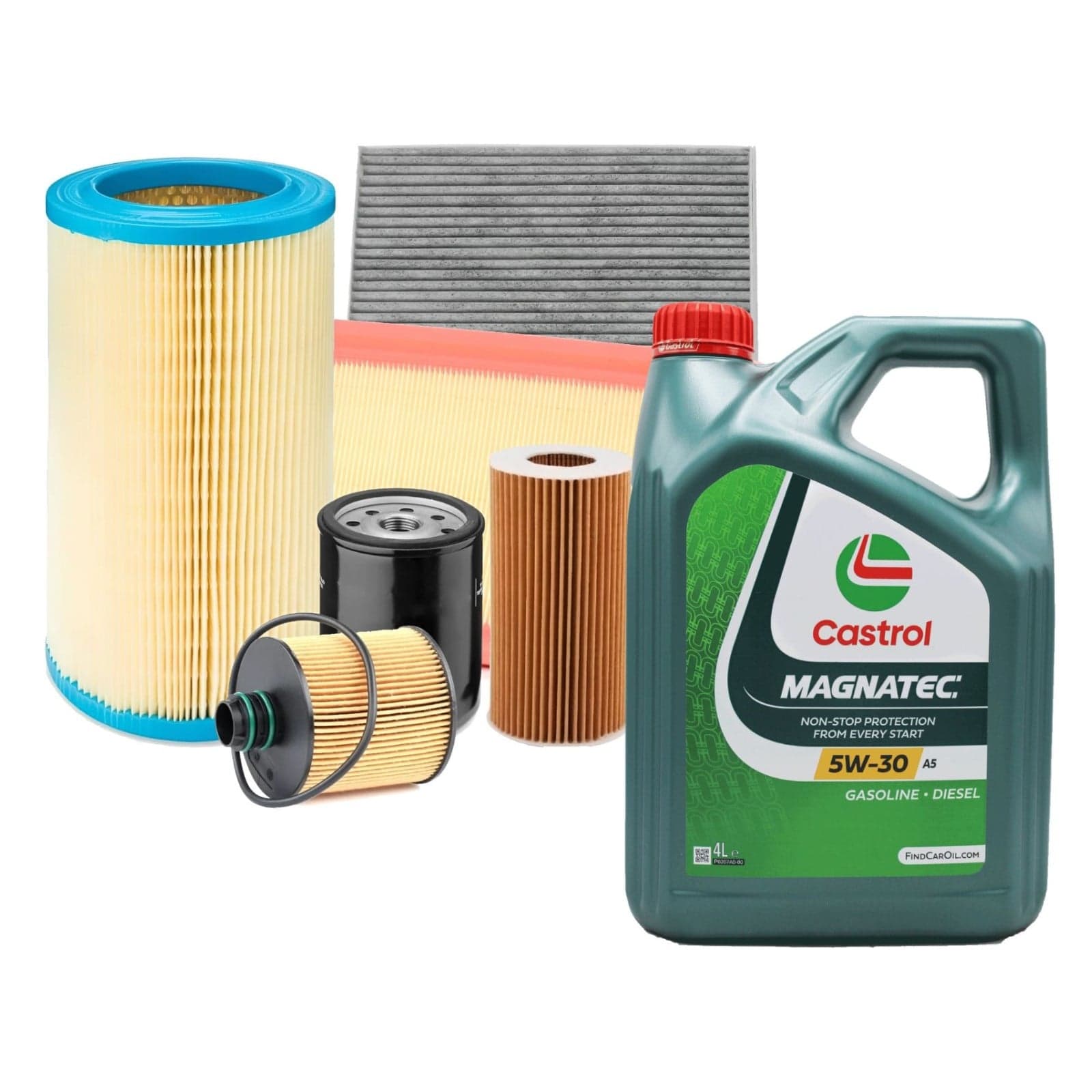 Kit Tagliando 4 Litri Olio Motore Ford Motorcraft 5w30 A5 Per Ford Focus III