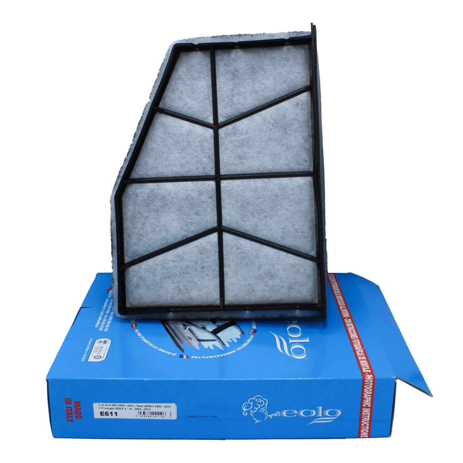 TRE EFFE filtre d'habitacle E611 pour entretien auto